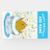 Creative Groundhog Day Birthday Banner (Horizontal)