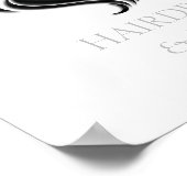 Creative Hair Salon Beauty Studio Lashes Poster (Ecke)