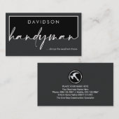 Creative Handyman Signage Frame Visitenkarte (Vorne/Hinten)