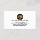 Creative Handyman Tools Layers Visitenkarte (Rückseite)