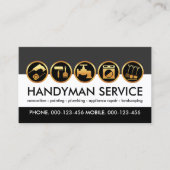 Creative Handyman Tools Layers Visitenkarte (Vorderseite)