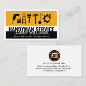 Creative Handyman Tools Layers Visitenkarte (Vorne/Hinten)