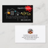 Creative Handyman Zuhause-Gebäude Visitenkarte (Vorne/Hinten)