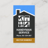 Creative Handyman Zuhause Roof Windows Visitenkarte (Vorderseite)