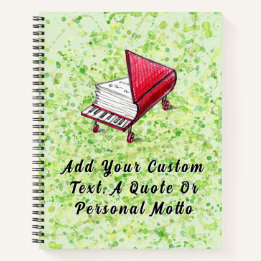 Creative Harmony Spritzer Piano-Inspiriert Limecre Notizblock