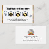 Creative Home Handyman Tools Circuit Wiring Visitenkarte (Vorne/Hinten)