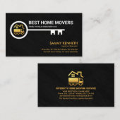 Creative House Key Gold Truck Zuhause Moving Visitenkarte (Vorne/Hinten)