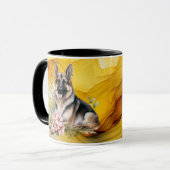 Creative Hund liebt Tasse (Vorderseite Links)