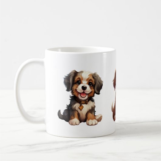 Creative Hunde-Tasse Kaffeetasse (Links)