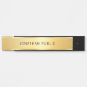Creative Imitate Gold Modern Einfach Glamour Türschild (Vorderseite )