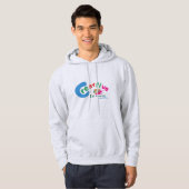 Creative in Progress Colorful Artistic Quote Hoodie (Vorne ganz)