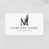 Creative Initial M Letter Vector Luxury Design Art Visitenkarte (Vorderseite)