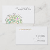 Creative Interior Design Business Card Visitenkarte (Vorne/Hinten)