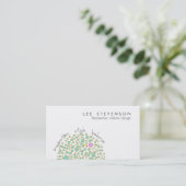 Creative Interior Design Business Card Visitenkarte (Stehend Vorderseite)