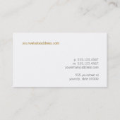Creative Interior Design Business Card Visitenkarte (Rückseite)