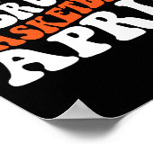 Creative January February Basketball April Basketb Poster (Ecke)