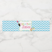 Creative Juices Water Flasche Label Wasserflaschenetikett (Einzelnes Label)