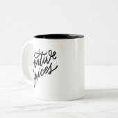 Creative Juices Zweifarbige Tasse (Vorderseite Links)