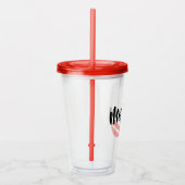 Creative Kisses Acryltrinkbecher (Rechts)