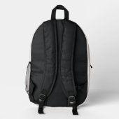 Creative Kit: Personalisierte Schulmaterialien Bedruckter Rucksack (Rückseite)