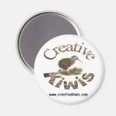 Creative Kiwis 1 Magnet (Vorderseite/Rückseite)