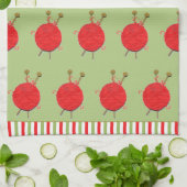 Creative Knitter Knitter Couple Kitchtuch Geschirrtuch (Gefaltet)