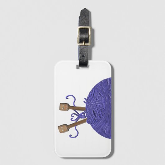 Creative Knitting Gepäckanhänger (Vorderseite Vertikal)