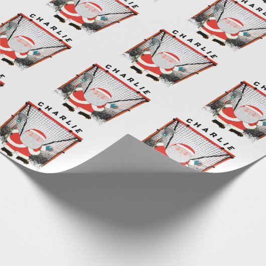 Creative Lacrosse Holiday Geschenk Geschenkpapier (Ecke)