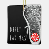 Creative Lacrosse Weihnachten Keramikornament (Links)