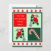 Creative Lacrosse Weihnachten Postkarte (Vorne/Hinten)