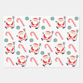 Creative Lacrosse Weihnachtsgeschenk Geschenkpapier Set (Vorderseite 2)