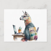 Creative Lama Postkarte (Vorderseite)