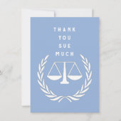Creative Lawyer Dankeskarte (Vorderseite)