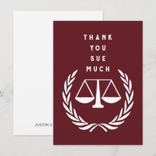 Creative Lawyer Dankeskarte