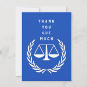 Creative Lawyer Dankeskarte (Vorderseite)