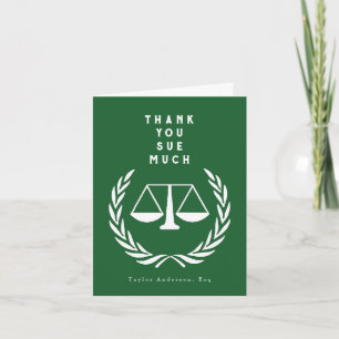 Creative Lawyer Dankeskarte