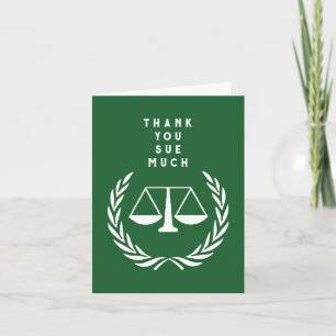 Creative Lawyer Dankeskarte