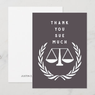 Creative Lawyer Dankeskarte