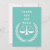 Creative Lawyer Dankeskarte (Vorderseite)