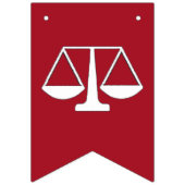 Creative Lawyer Party Wimpelkette (Erste Fahne)