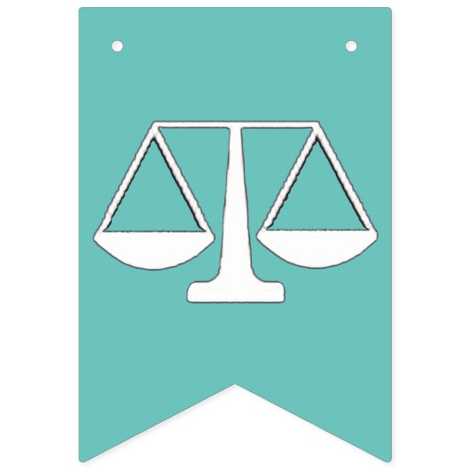 Creative Lawyer Party Wimpelkette (Erste Fahne)