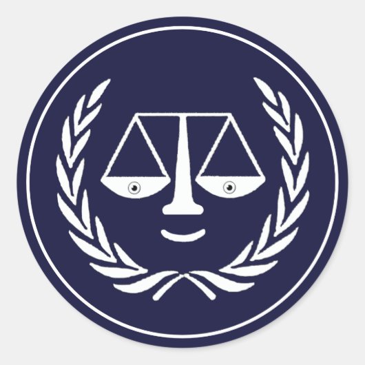 Creative Lawyer Runder Aufkleber (Vorderseite)