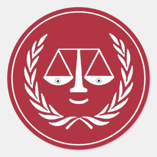 Creative Lawyer Runder Aufkleber (Vorderseite)