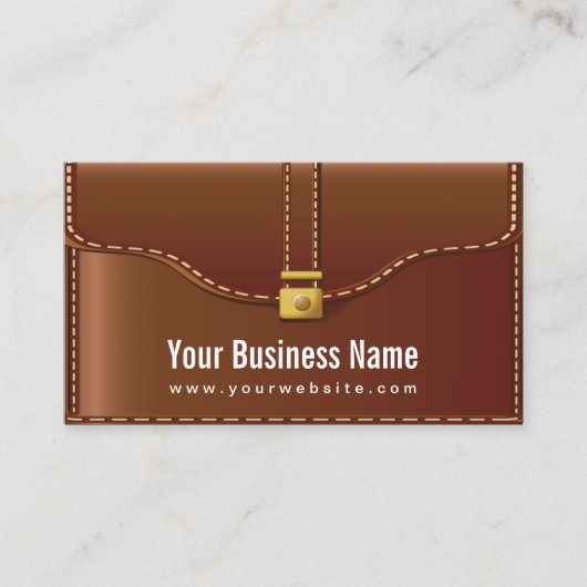 Creative Leather Case Visitenkarte (Vorderseite)