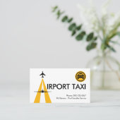 Creative Letter-A Airport Runway Visitenkarte (Stehend Vorderseite)