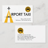 Creative Letter-A Airport Runway Visitenkarte (Vorne/Hinten)