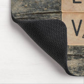 Creative Liebe Word mit Srcabble Elements Mousepad (Ecke)