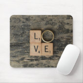 Creative Liebe Word mit Srcabble Elements Mousepad (Mit Mouse)
