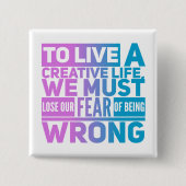 Creative Life - Square Button (Vorderseite)