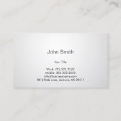 Creative Light Bulb Consulting Business Card Visitenkarte (Rückseite)